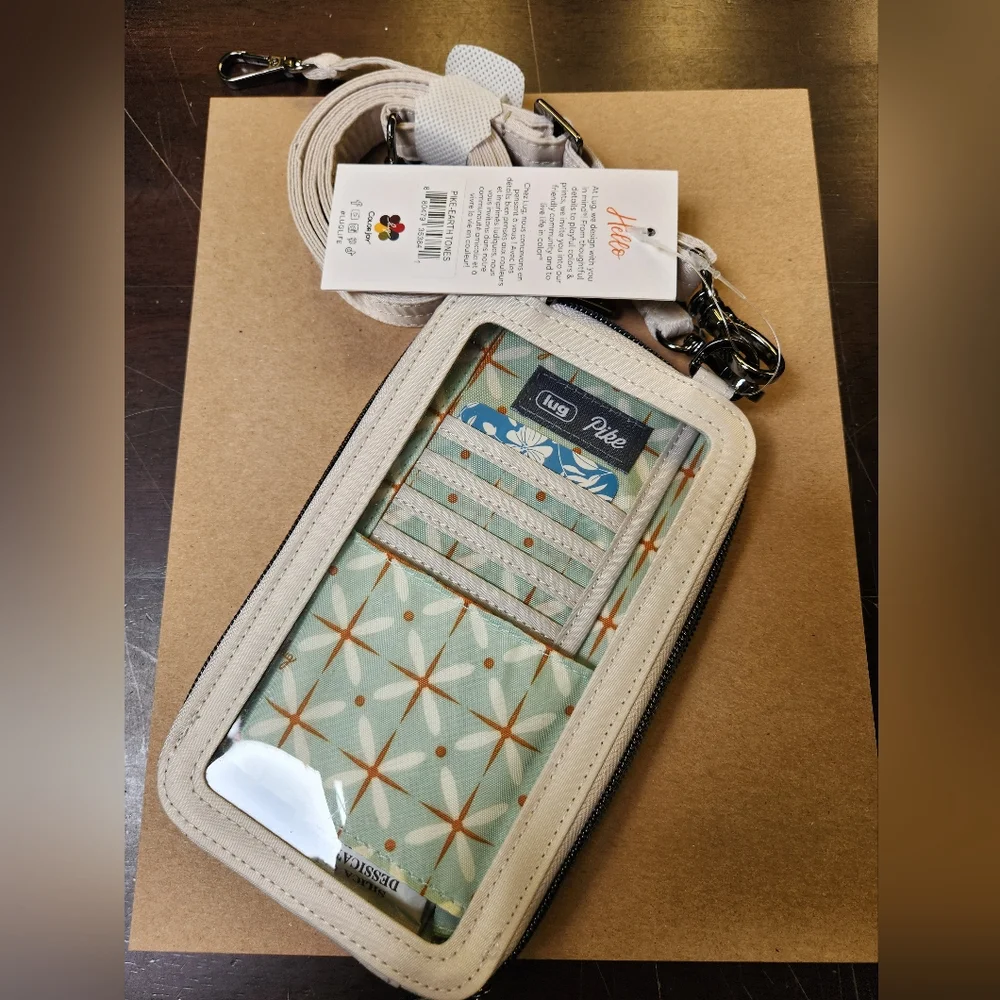 Lug Pike crossbody Phone RFID Card Wallet - Picture 2 of 4